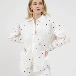 Brunette The Label Poplin Button Up