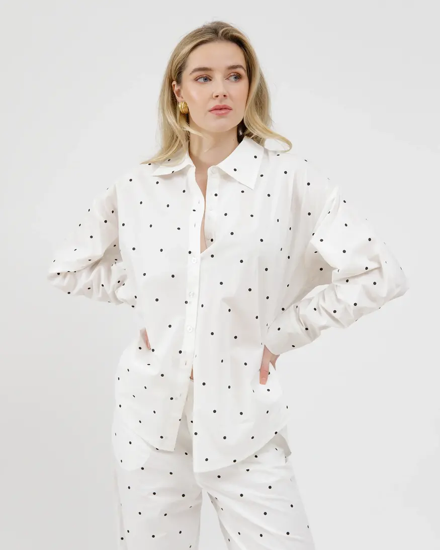 Brunette The Label Poplin Button Up
