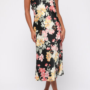 Lulus Aire Strapless Midi Dress