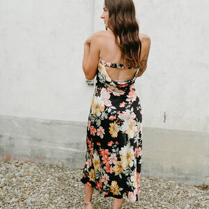Lulus Aire Strapless Midi Dress
