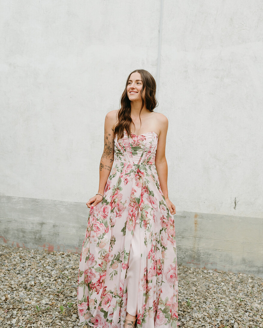 Lulus Vivian Corset Maxi