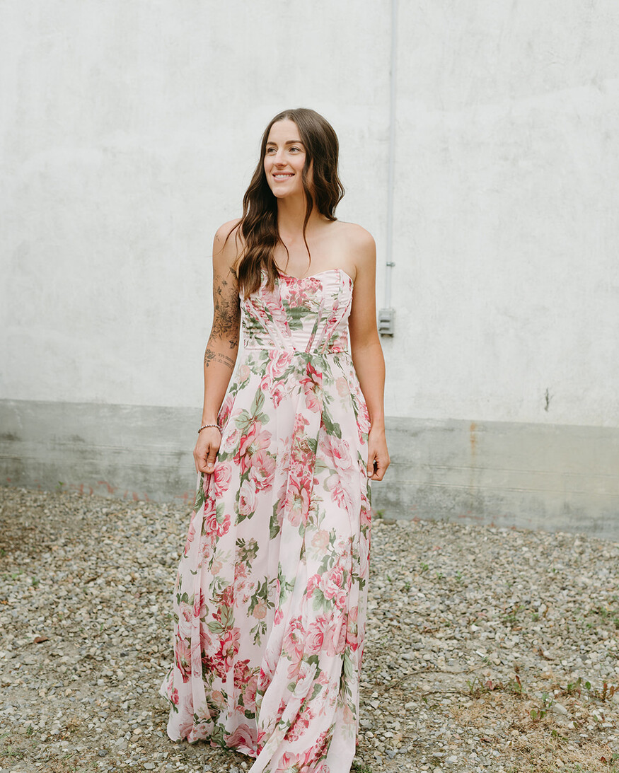 Lulus Vivian Corset Maxi