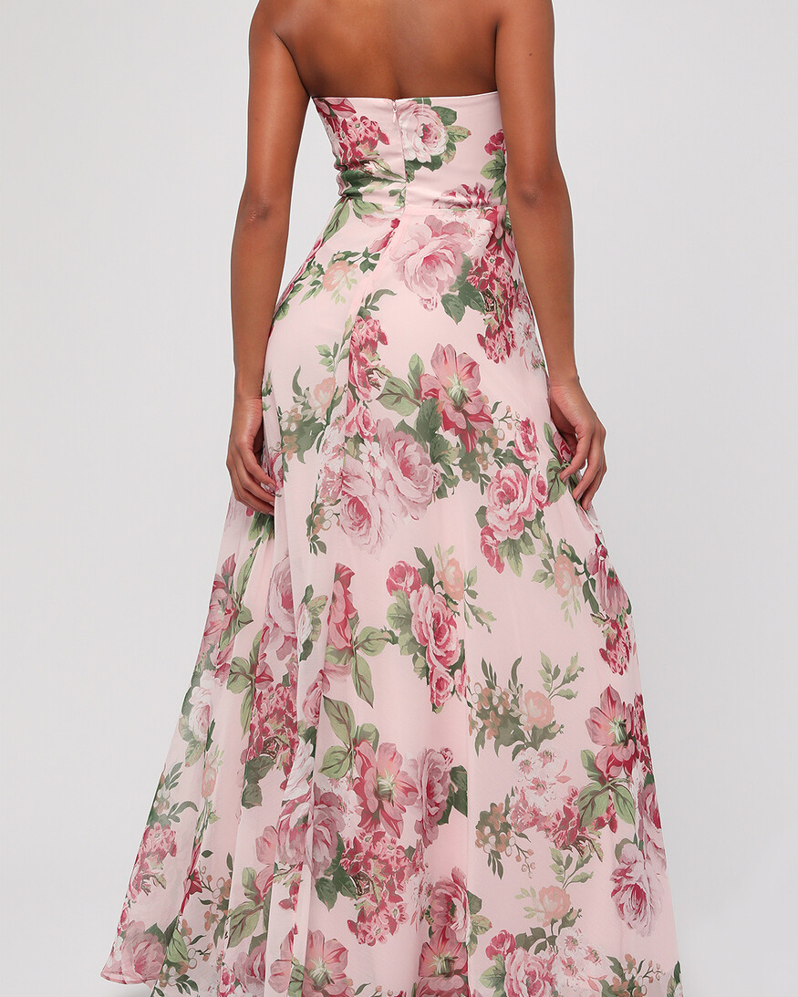 Lulus Vivian Corset Maxi