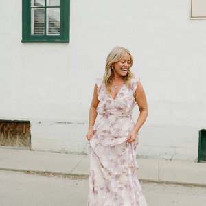 Lulus Wren Organza Maxi