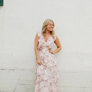 Lulus Wren Organza Maxi