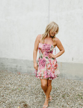 Lulus Lauren Chiffon Mini
