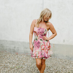Lulus Lauren Chiffon Mini