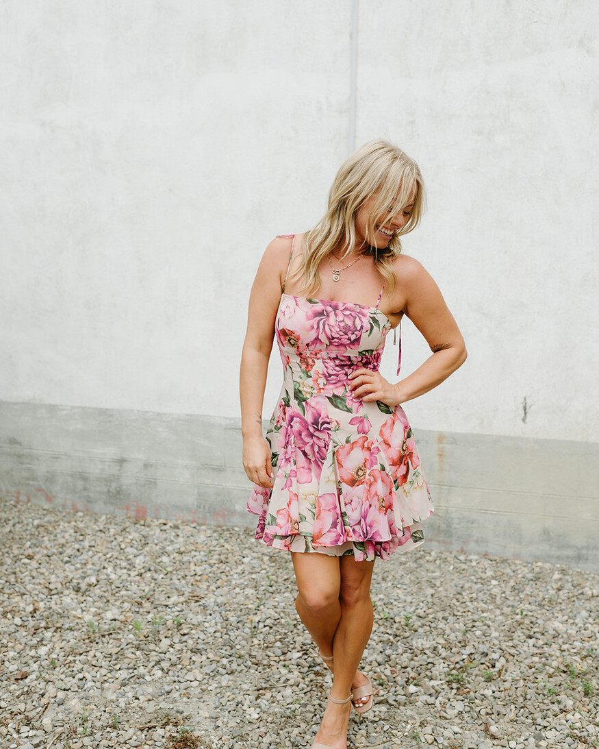 Lulus Lauren Chiffon Mini