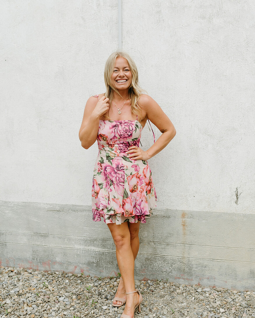 Lulus Lauren Chiffon Mini