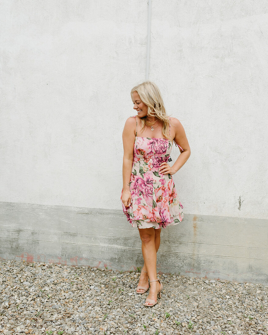 Lulus Lauren Chiffon Mini