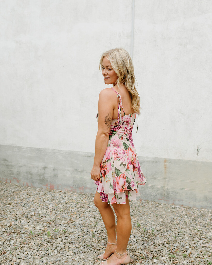 Lulus Lauren Chiffon Mini