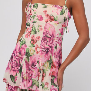 Lulus Lauren Chiffon Mini