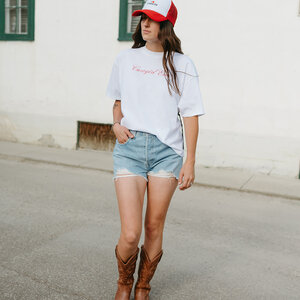 Brunette The Label Cowgirl Era Boxy Tee