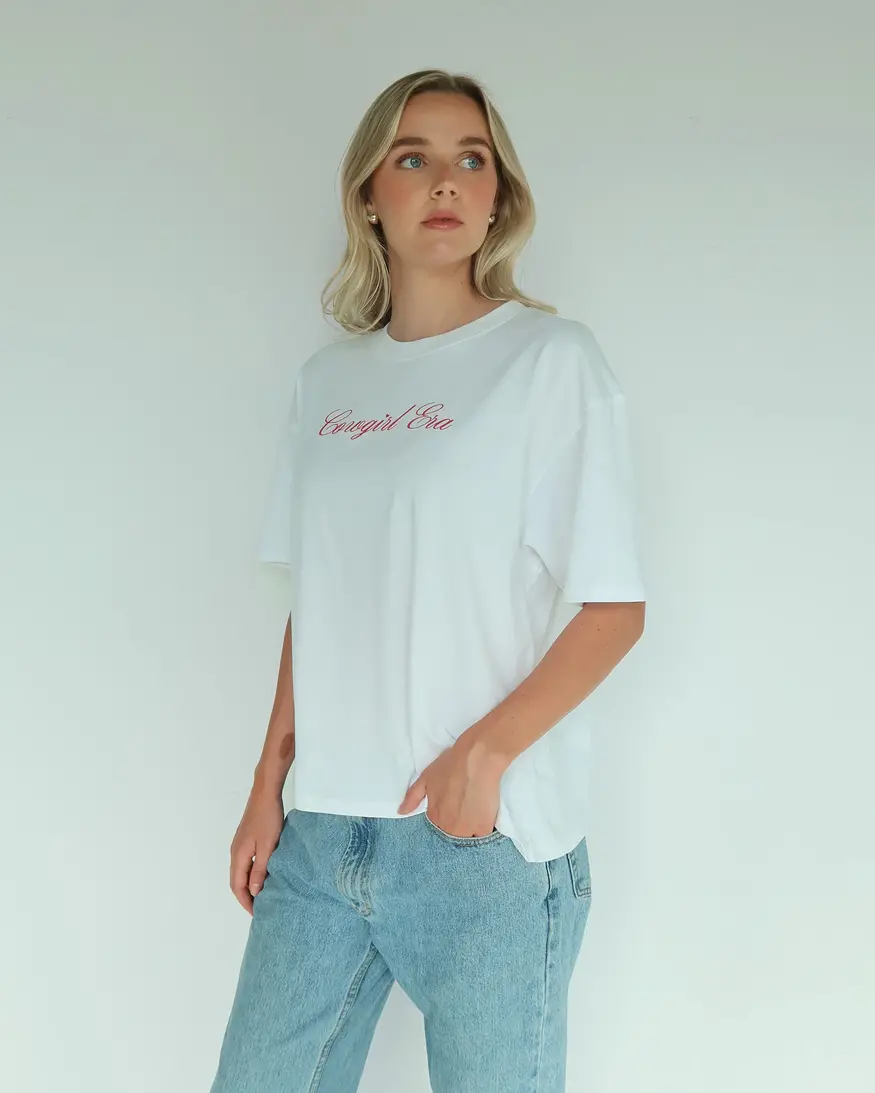 Brunette The Label Cowgirl Era Boxy Tee