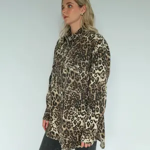 Brunette The Label Leopard Shania Jacket