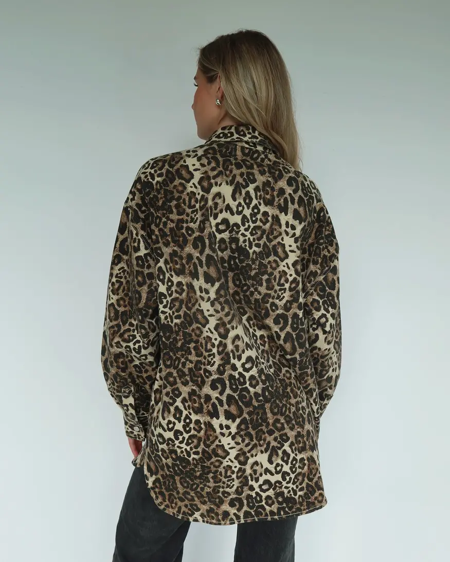 Brunette The Label Leopard Shania Jacket