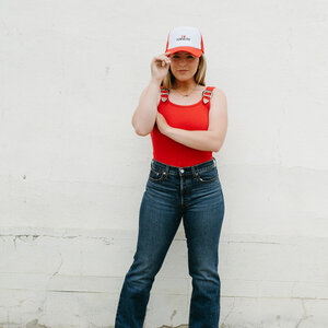 Brunette The Label I Love Cowboys Trucker