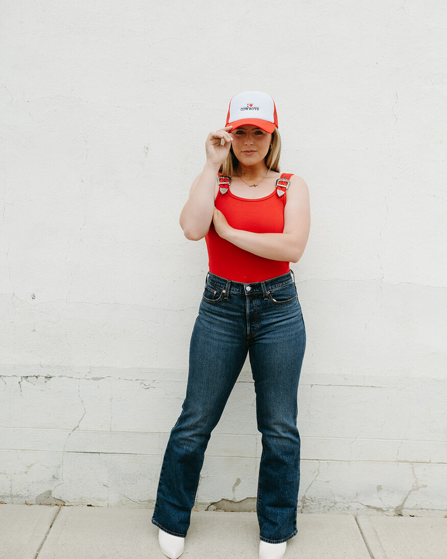 Brunette The Label I Love Cowboys Trucker