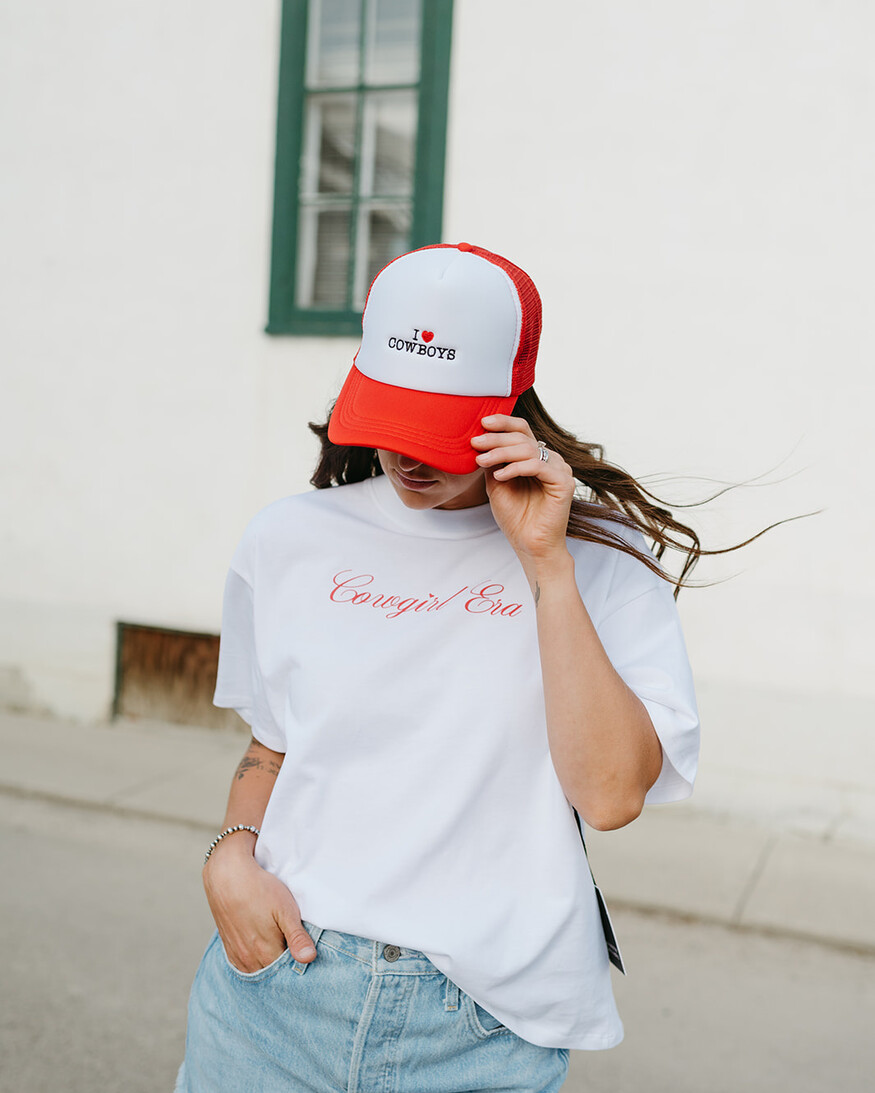 Brunette The Label I Love Cowboys Trucker