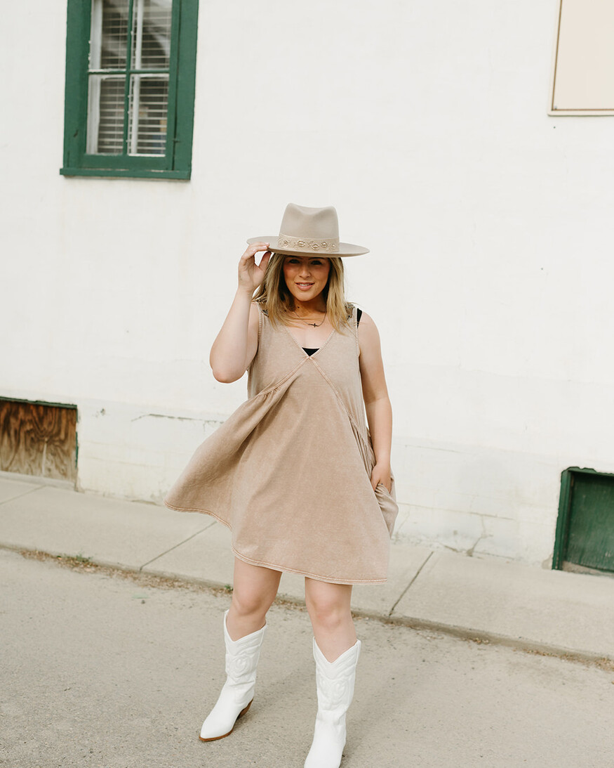 Buckle Strap Babydoll Mini