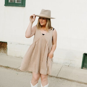 Buckle Strap Babydoll Mini