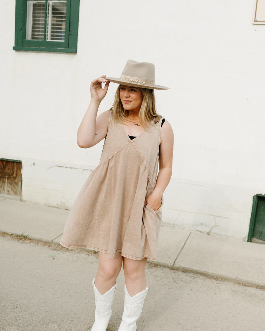 Buckle Strap Babydoll Mini