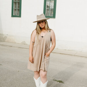 Buckle Strap Babydoll Mini