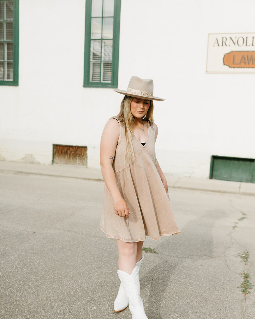 Buckle Strap Babydoll Mini