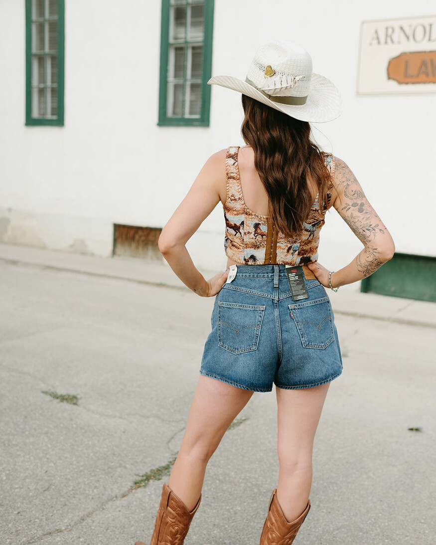 Horse Jacquard Corset