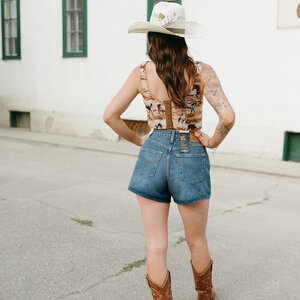 Horse Jacquard Corset