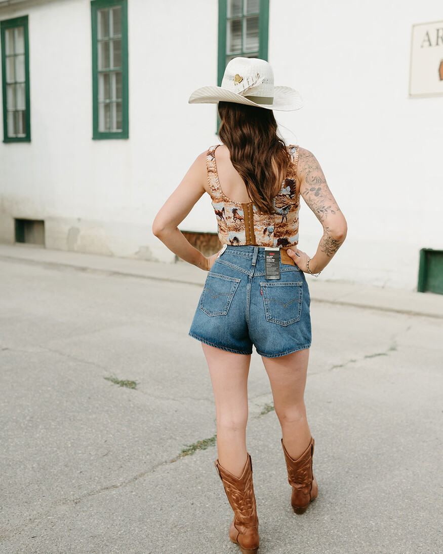 Horse Jacquard Corset