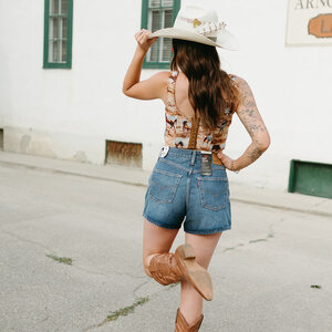 Horse Jacquard Corset