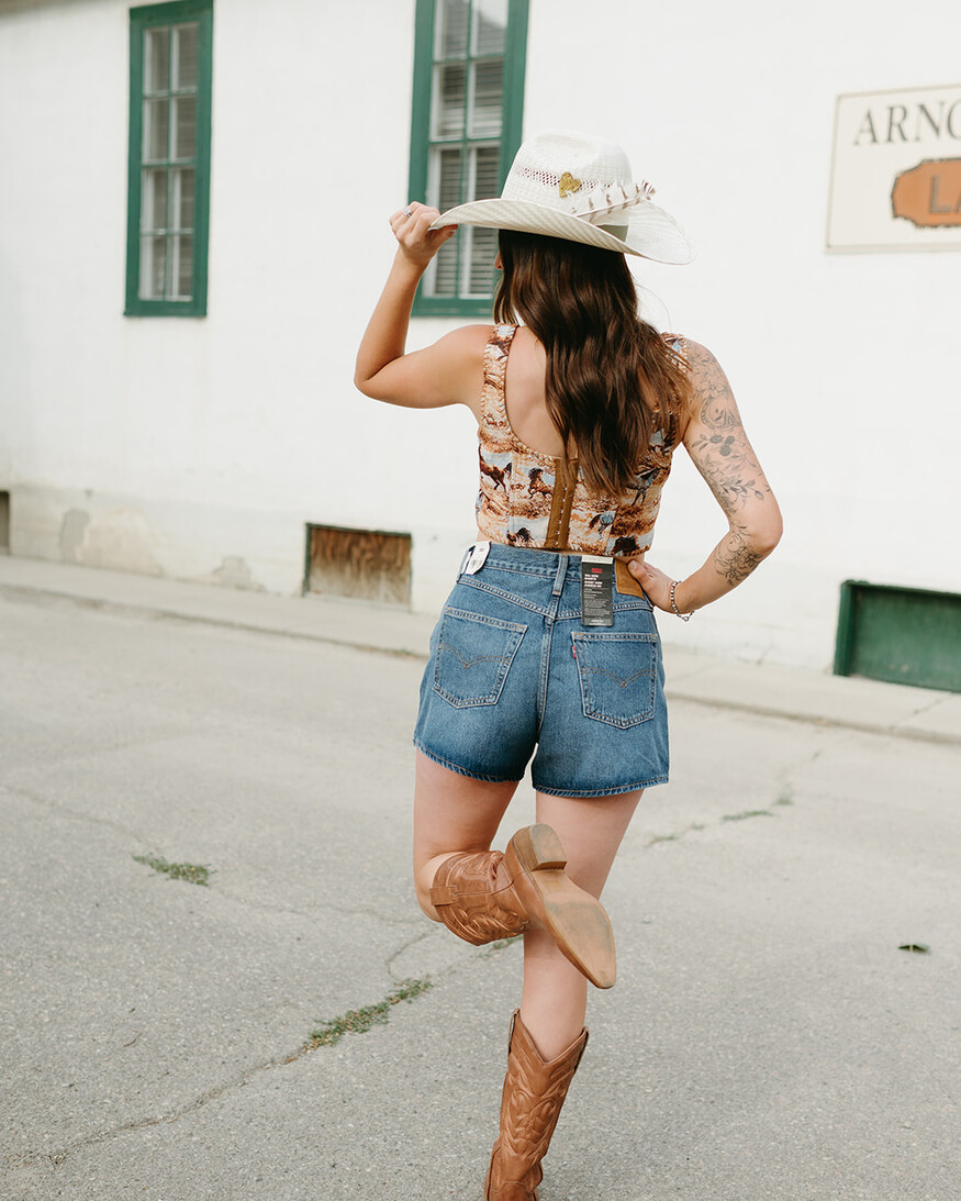 Horse Jacquard Corset