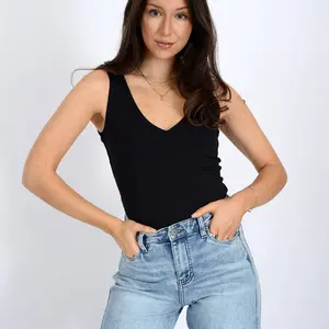 RD Style Valentina Double V-Neck Top RD Style Valentina Double V-Neck Top