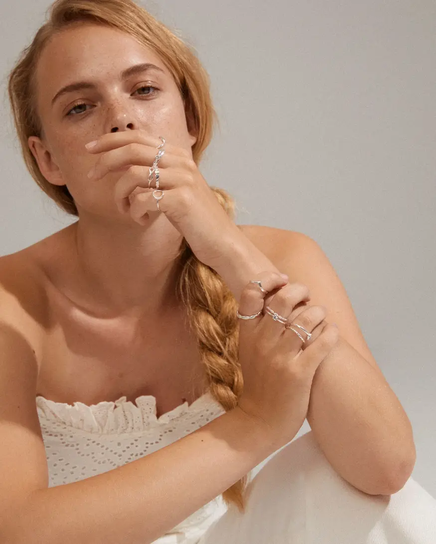 Pilgrim Lulu Stack Ring - Circle