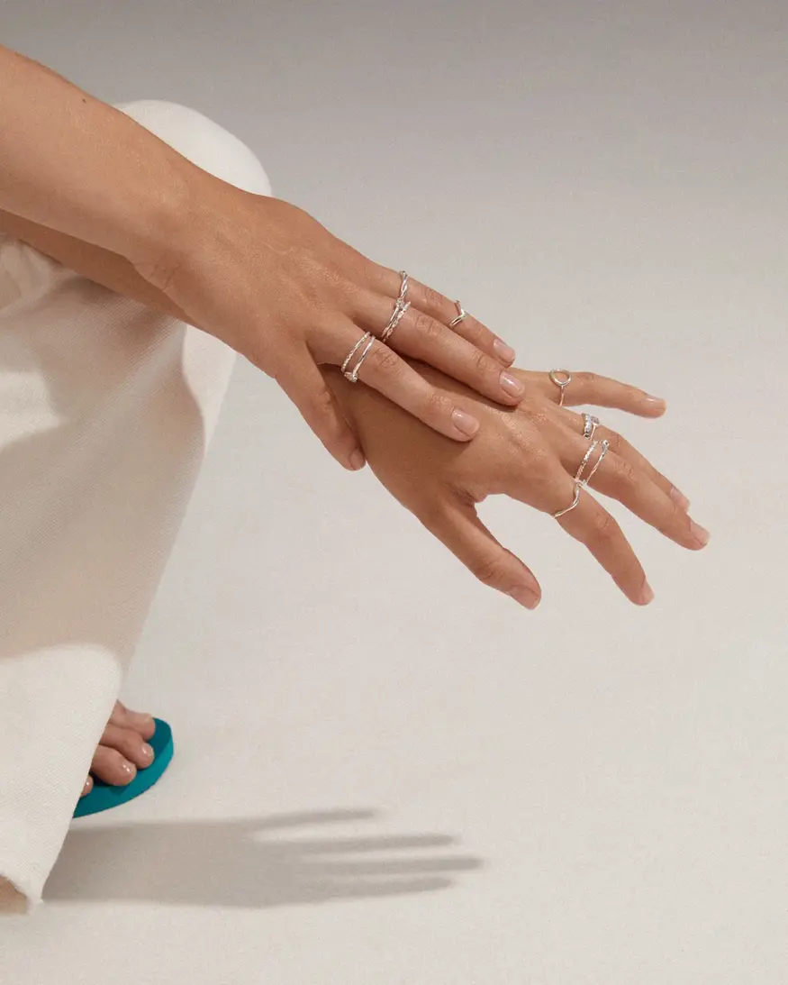 Pilgrim Lulu Stack Ring - Circle