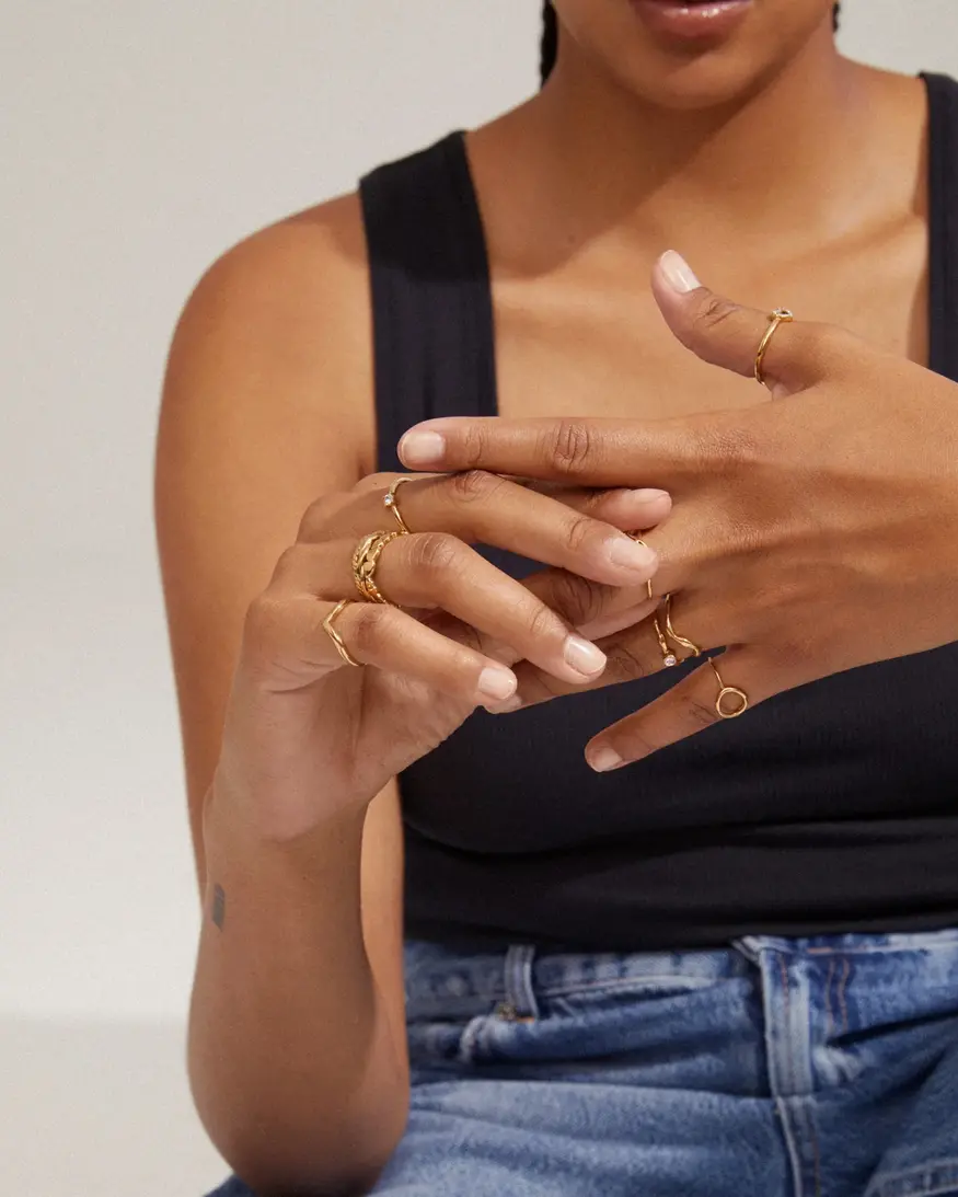 Pilgrim Lulu Stack Ring - Circle