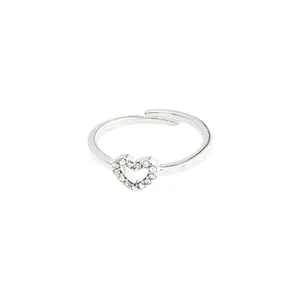 Pilgrim Lulu Stack Ring - Crystal Heart