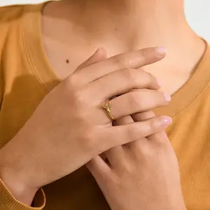 Pilgrim Lulu Stack Ring  - Moon