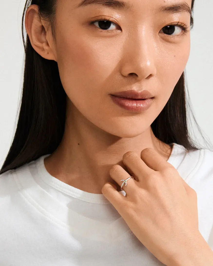 Pilgrim Lulu Stack Ring  - Moon