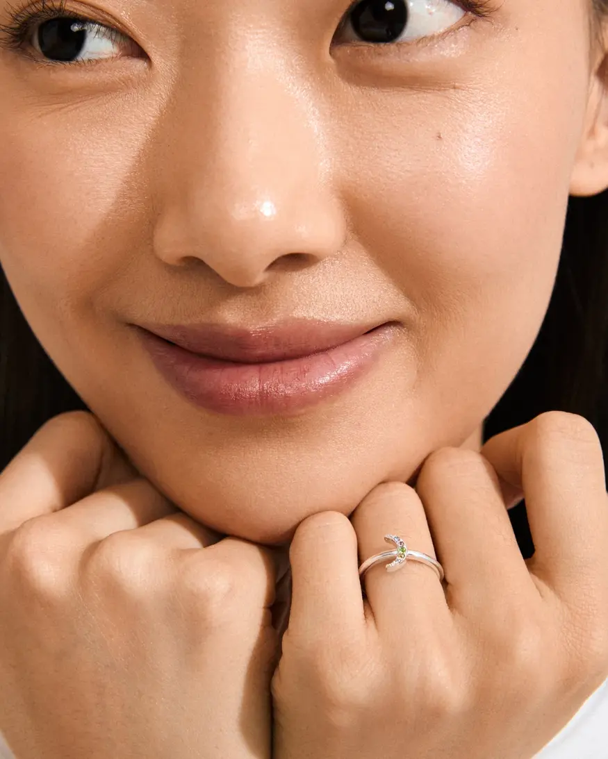 Pilgrim Lulu Stack Ring  - Moon