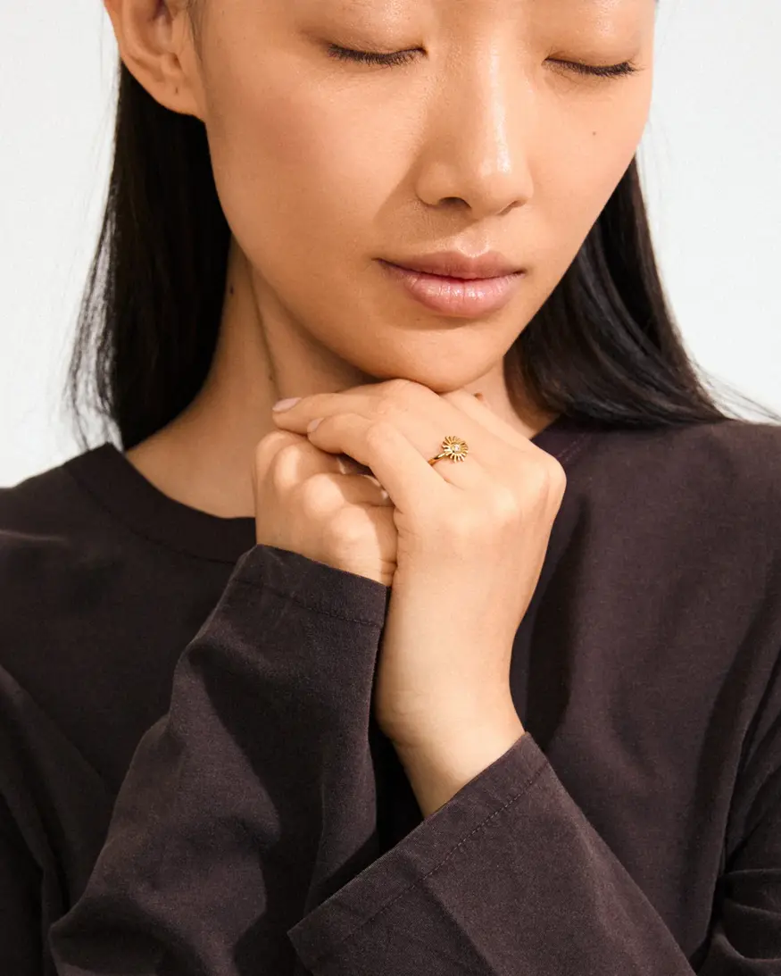 Pilgrim Lulu Stack Ring - Sun