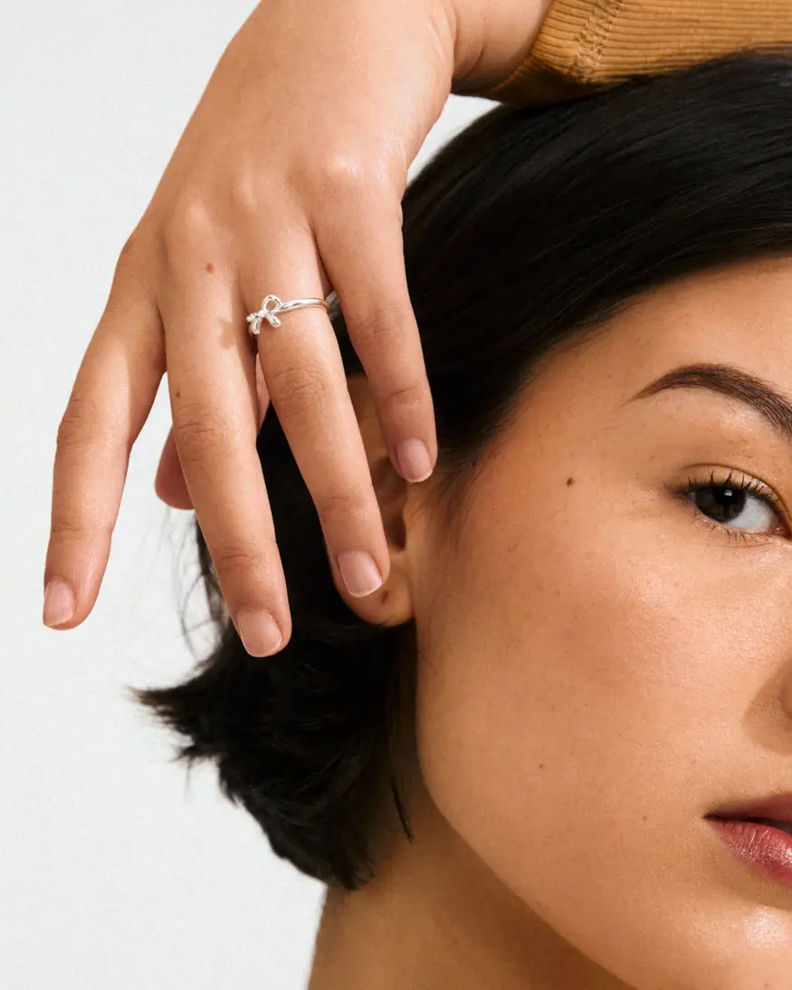 Pilgrim Lulu Stack Ring - Bow