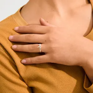 Pilgrim Lulu Stack Ring - Bow