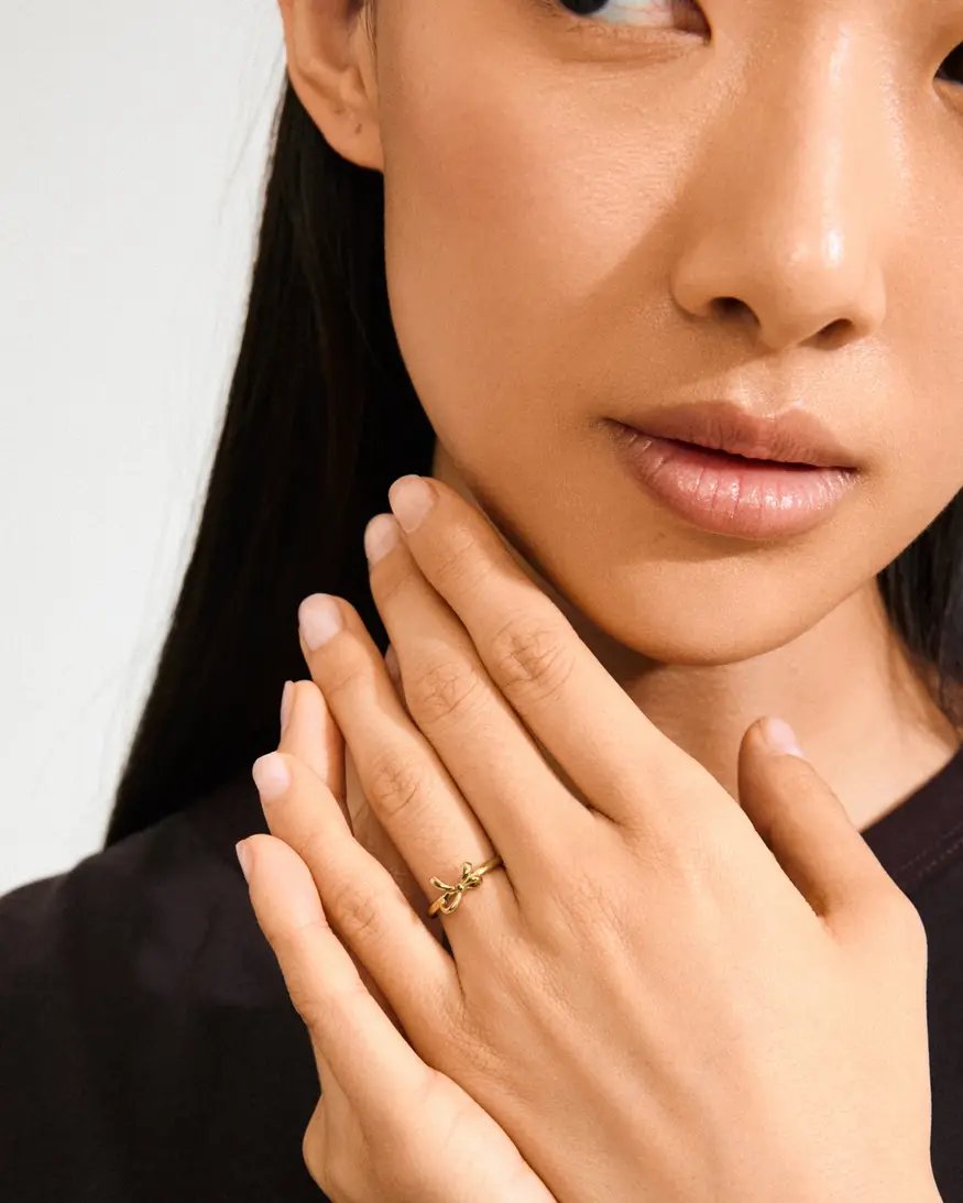 Pilgrim Lulu Stack Ring - Bow