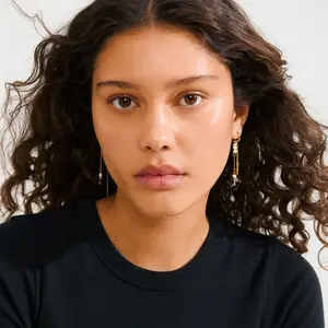 Pilgrim Between Chain Earrings