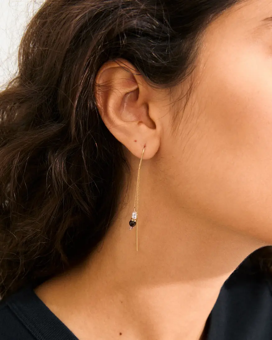 Pilgrim Between Chain Earrings