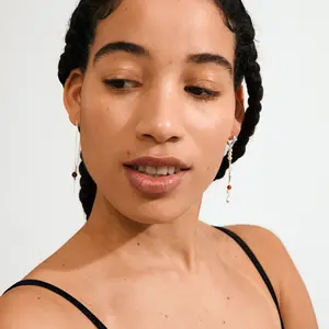 Pilgrim Between Chain Earrings