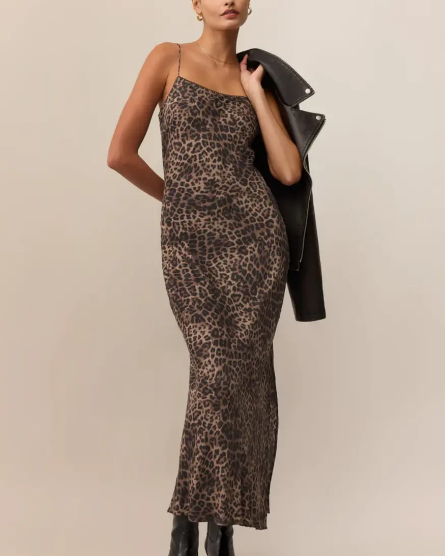 Z-Supply Cielo Leopard Midi Dress