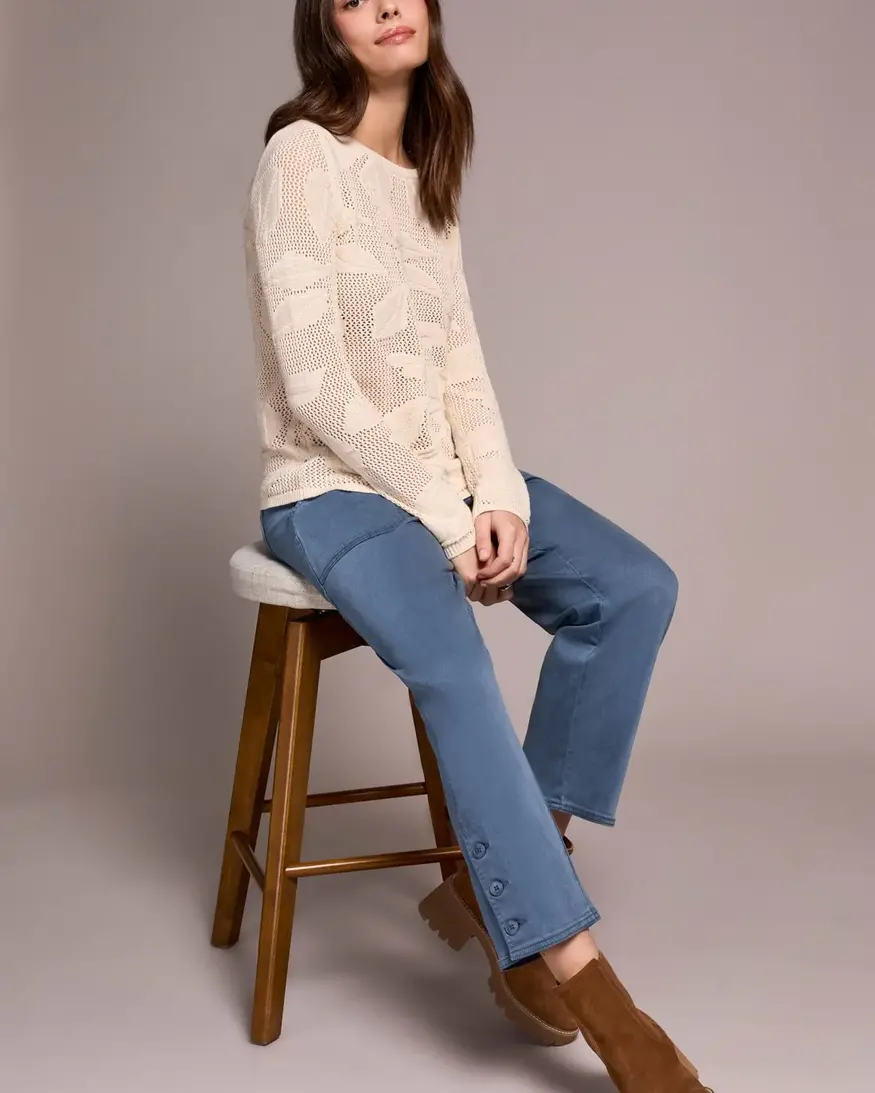 Tribal Summit Boat Neck Sweater